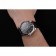 Omega Tresor Master Co-Axial quadrante nero cassa in acciaio inossidabile cinturino in pelle nera