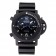 Panerai Luminor sommergibile Flyback GMT quadrante nero cassa ionizzata nera cinturino in caucciù nero