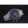 Cinturino in acciaio inossidabile Omega Speedmaster nero grigio 622052