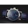 Cronografo Omega Seamaster Vintage quadrante blu cassa in acciaio inossidabile cinturino in pelle blu