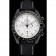 Omega Speedmaster Professional Apollo 13 Silver Snoopy Award quadrante bianco cassa nera cinturino in nylon nero