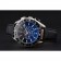 Omega Seamaster Aqua Terra Chrono GMT quadrante nero cinturino in pelle nera 622535