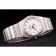Omega Swiss Constellation Jewelry Diamond Case Radial Emblem quadrante bianco