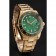 Swiss Rolex GMT Master II - Quadrante e Lunetta Verdi - Cassa e Bracciale in Oro - 1453750