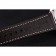 Swiss Panerai Radiomir quadrante nero cassa in acciaio inossidabile cinturino in pelle marrone scuro