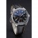 Omega Seamaster Planet Ocean GMT quadrante nero cinturino in pelle nera 622393