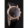 Omega Seamaster Cronografo vintage quadrante nero Diamond Hour Marks Cassa in oro rosa Cinturino in pelle nera