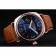 Panerai Radiomir Black Seal quadrante nero Bracciale in pelle marrone cassa in oro rosa