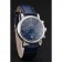 Cronografo Omega Seamaster Vintage quadrante blu cassa in acciaio inossidabile cinturino in pelle blu