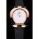 Orologio da donna Omega quadrante bianco cassa in oro cinturino in pelle nera 622820