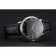 Blancpain Villeret Ultra Slim con quadrante nero cassa in acciaio inossidabile e cinturino in pelle nera