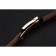 Bracciale Rolex in pelle nera con fibbia in oro 622.496