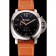 Bracciale in pelle arancione con lunetta in acciaio inossidabile Panerai Radiomir 622.317