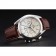 Omega Seamaster Aqua Terra cronografo quadrante avorio bracciale in pelle marrone 622529