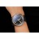 Panerai Radiomir Firenze PAM604 quadrante nero con numeri romani incisi cassa in acciaio inossidabile cinturino in pelle nera