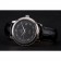 Omega De Ville Prestige quadrante nero cassa in acciaio inossidabile cinturino in pelle nera