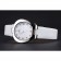 Omega orologio da donna quadrante bianco con gioielli cassa in acciaio inossidabile cinturino in pelle bianca 622817