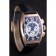 Franck Muller Casablanca numeri quadrante bianco lunetta in oro rosa 80304