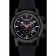 Burberry Sport Atleta Cronografo Cassa Nera Tripla Quadrante Nero Bracciale in Gomma-622619