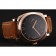 Swiss Panerai Radiomir 1940 quadrante nero cassa in oro rosa cinturino in pelle scamosciata marrone 1453844