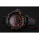 Blancpain Fifty Fathoms Speed ​​Command quadrante in fibra di carbonio con segni arancioni Cassa in PVD nero Cinturino in pelle nera 1453776