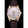 Omega Seamaster Planet Ocean GMT quadrante bianco cassa in oro cinturino in pelle marrone 622.399
