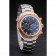 Omega Seamaster Planet Ocean lunetta arancione quadrante nero cinturino in acciaio inossidabile 80241