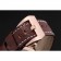 Panerai Luminor Marina 8 giorni quadrante nero cassa in oro rosa cinturino in pelle marrone
