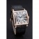 Franck Muller Master Square Quadrante bianco Cassa in oro Cinturino in pelle nera 622354