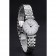 Longines La Grande Classique in acciaio inossidabile quadrante bianco con diamanti lunetta Femme 622110