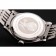 Omega De Ville quadrante bianco con numeri romani cassa e bracciale in acciaio inossidabile 1453791