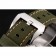 Panerai Luminor Base Logo Acciaio quadrante nero Bracciale verde 1454013