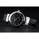 Omega Ladymatic quadrante nero cinturino in pelle nera 622458