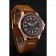 Rolex Yacht Master quadrante nero lunetta marrone cassa in oro rosa bracciale in pelle marrone 1453860