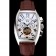 Franck Muller Casablanca quadrante bianco con numeri di accento rosso Tourbillon 41958