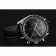 Swiss Omega Speedmaster Professional quadrante nero cinturino in pelle nera 1453936