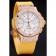 Orologio Hublot Big Bang cinturino giallo quadrante bianco 98068