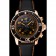 Swiss Blancpain Fifty Fathoms Flyback Chronograp quadrante in fibra di carbonio Cassa in oro rosa Cinturino in pelle nera