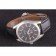 Omega Seamaster quadrante nero con cinturino in pelle nera 621574