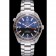 Bracciale in acciaio inossidabile con quadrante nero Omega Seamaster 622037