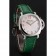 Panerai Radiomir quadrante bianco cassa in acciaio cinturino in pelle verde 1453804