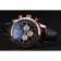 Breitling Transocean Quadrante Nero Cinturino in Pelle Nera Lunetta in Oro Rosa-98204