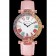 Franck Muller Double Mistery 4 Saisons quadrante bianco cassa in oro rosa cinturino in pelle rosa chiaro