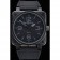 Bell e Ross BR 01-92 quadrante nero cinturino in pelle nera cassa nera