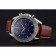 Omega Speedmaster quadrante blu cassa in acciaio inossidabile cinturino in pelle marrone 622807