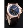 Panerai Luminor cassa in oro rosa quadrante nero cinturino in pelle marrone scuro
