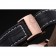 Breitling Transocean Quadrante Nero Cinturino in Pelle Nera Lunetta in Oro Rosa-98204