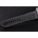 Panerai Radiomir Firenze PAM604 quadrante nero con numeri romani incisi cassa in acciaio inossidabile cinturino in pelle nera