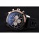 Breitling Transocean Quadrante Nero Cinturino in Gomma Nero Lunetta in Oro Rosa-98208