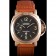 Panerai Luminor Marina quadrante nero cinturino in pelle marrone